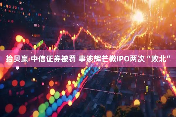 拾贝赢 中信证券被罚 事涉辉芒微IPO两次“败北”