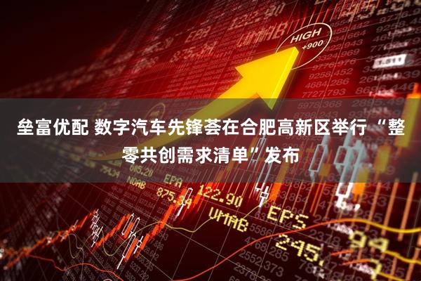 垒富优配 数字汽车先锋荟在合肥高新区举行 “整零共创需求清单”发布