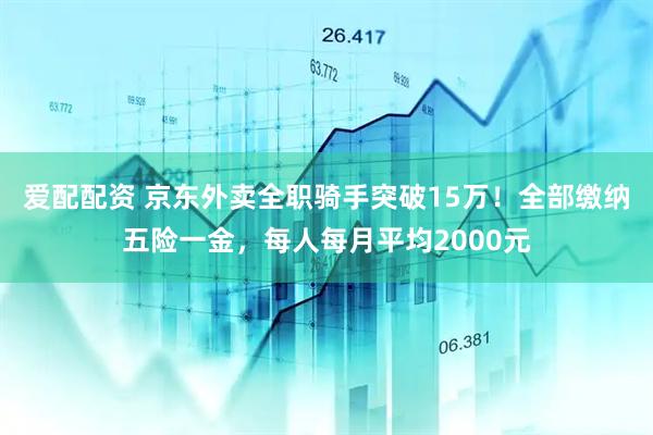 爱配配资 京东外卖全职骑手突破15万！全部缴纳五险一金，每人每月平均2000元