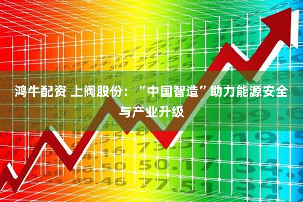 鸿牛配资 上阀股份：“中国智造”助力能源安全与产业升级